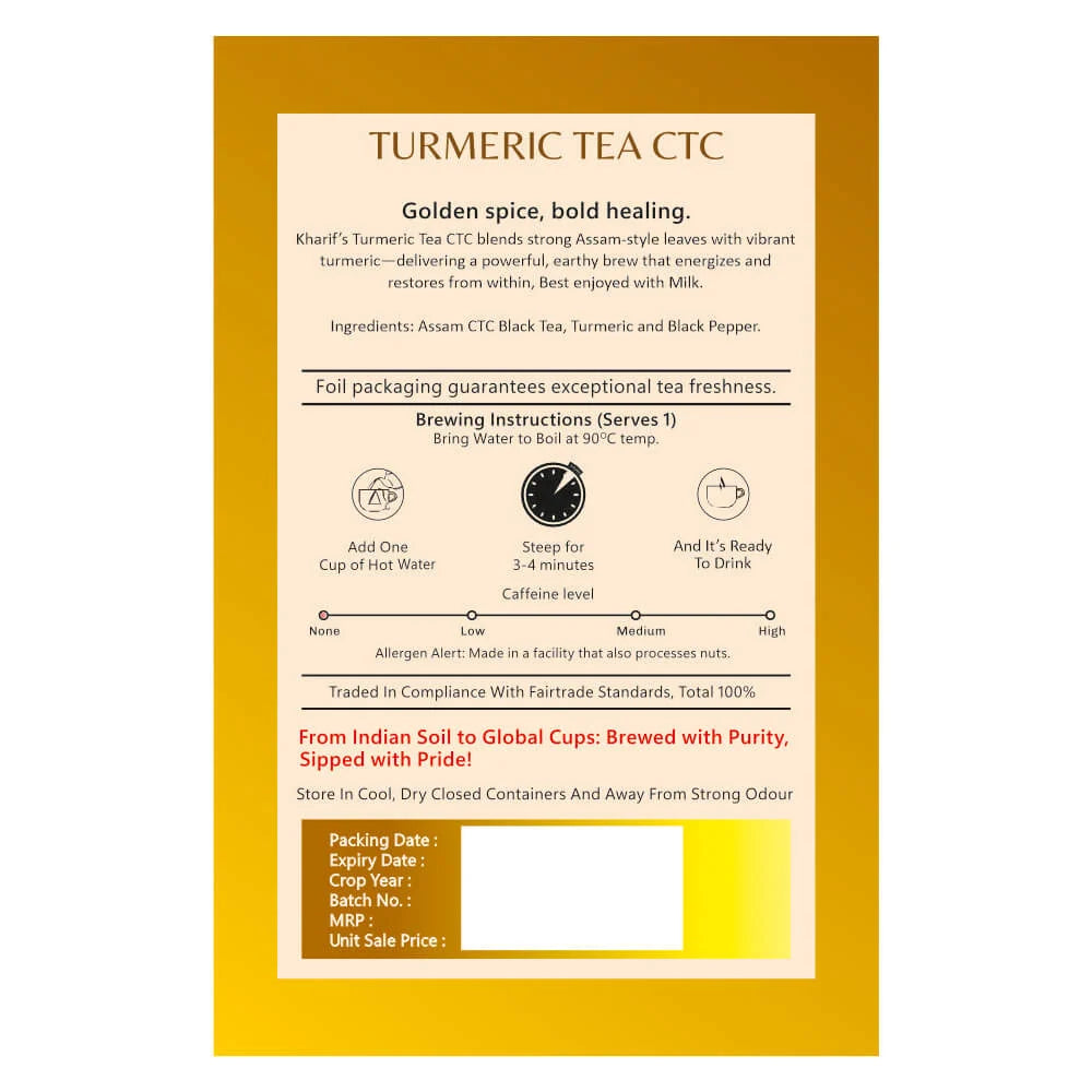 Kharif Turmeric Tea