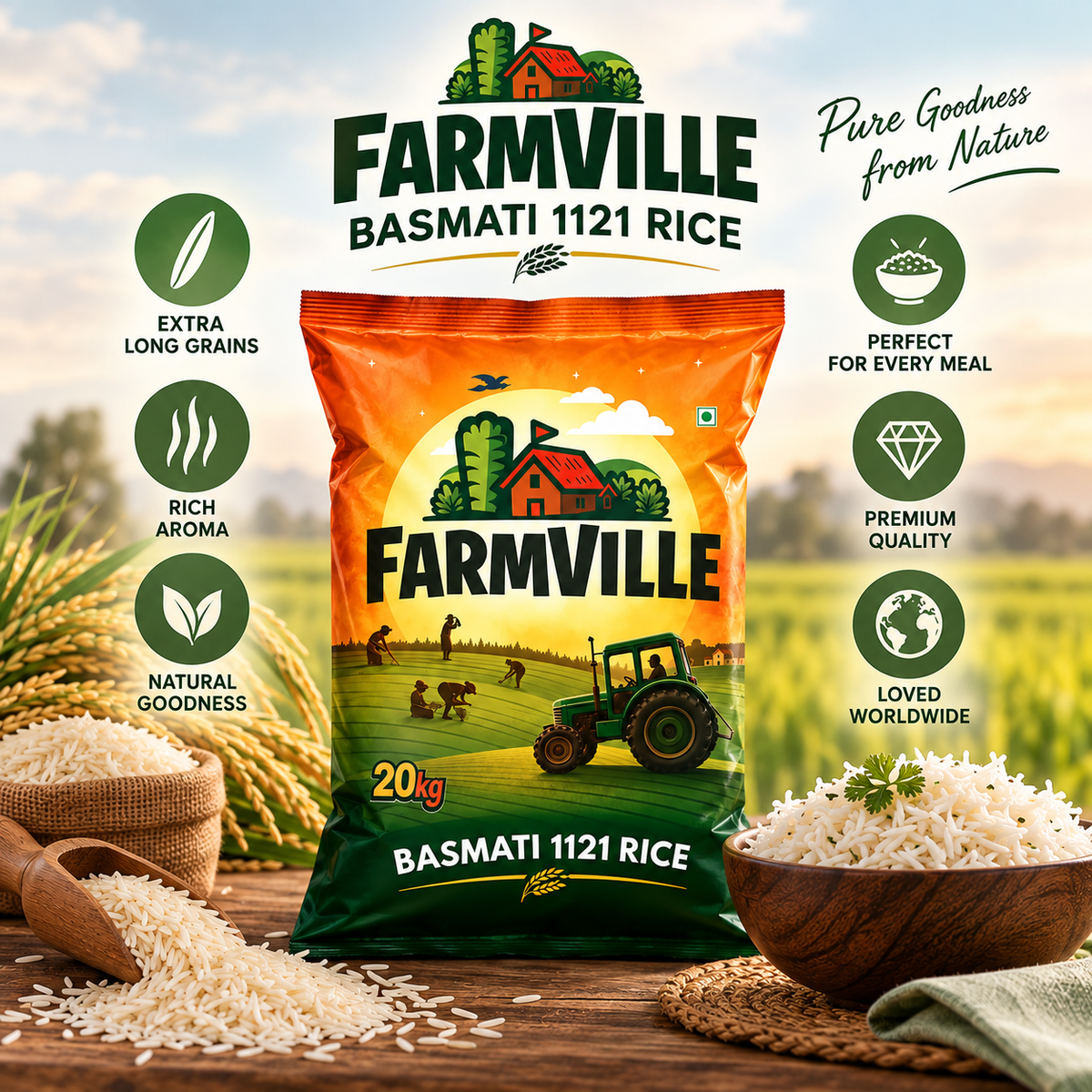 FarmVille 1121 Basmati Rice