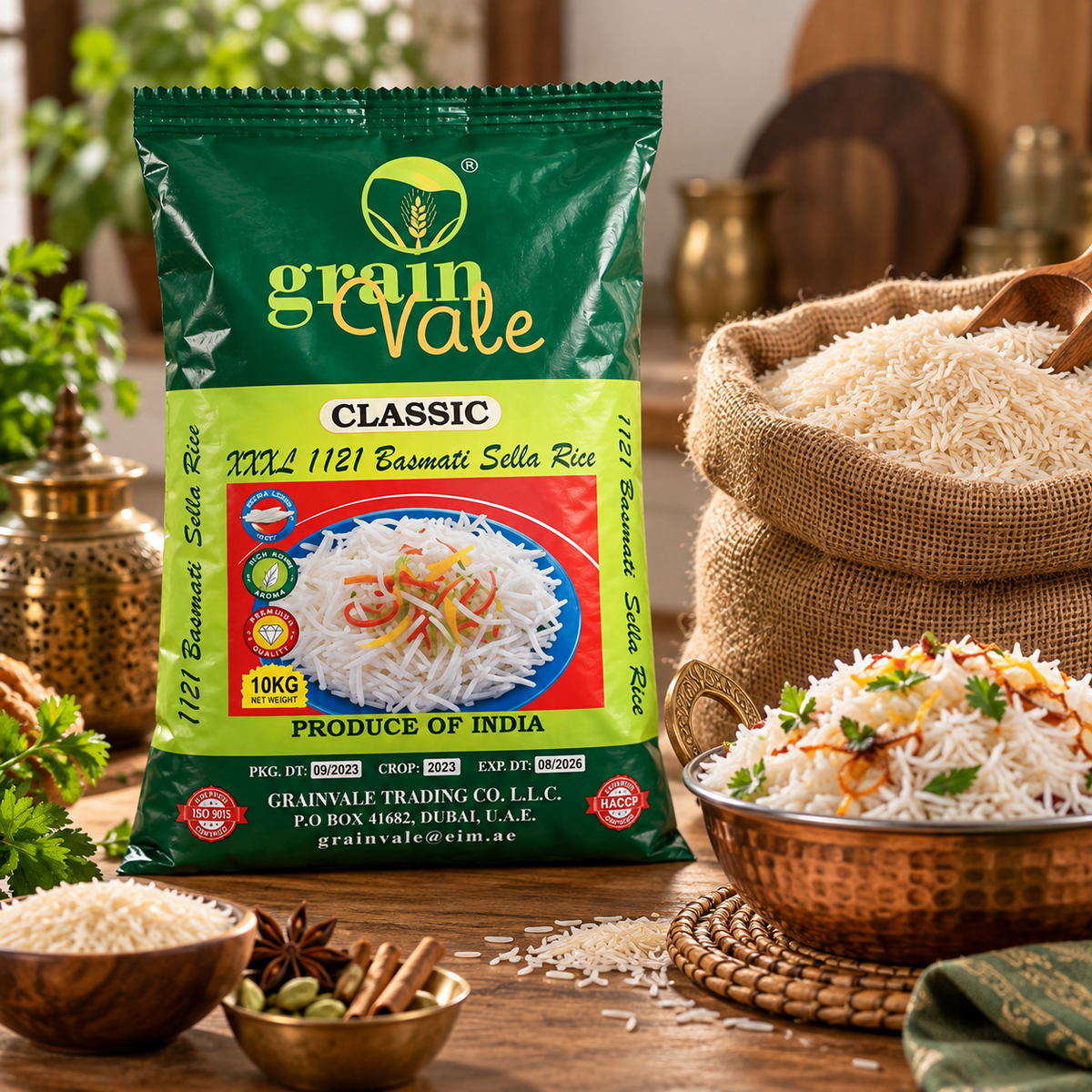 Grainvale Classic XXXL 1121 Basmati Sella Rice