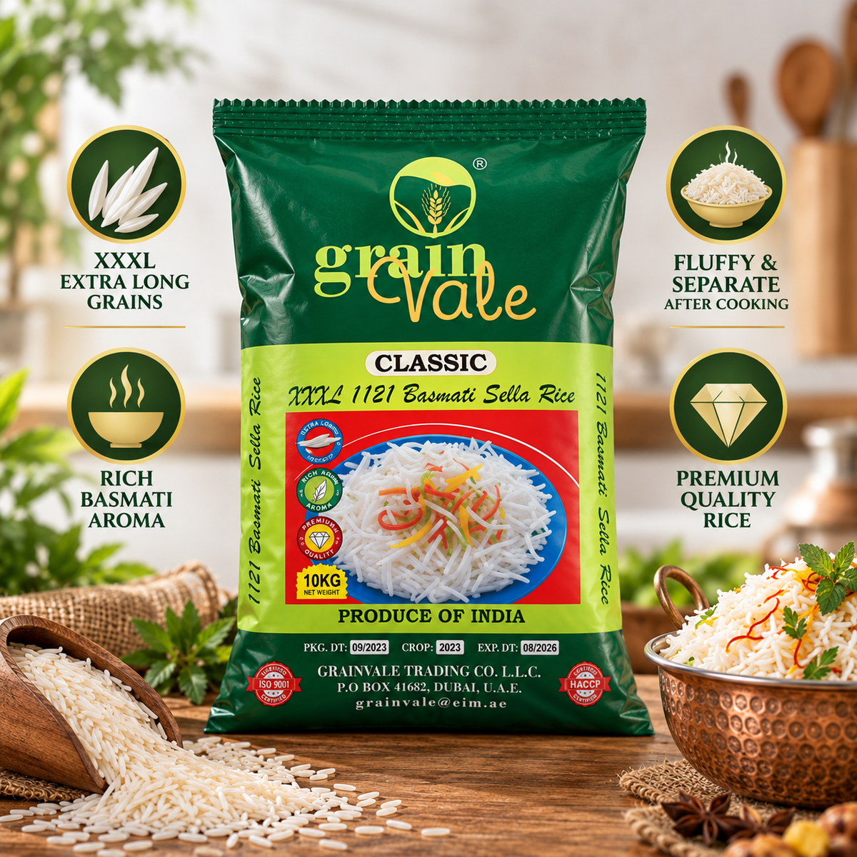 Grainvale Classic XXXL 1121 Basmati Sella Rice