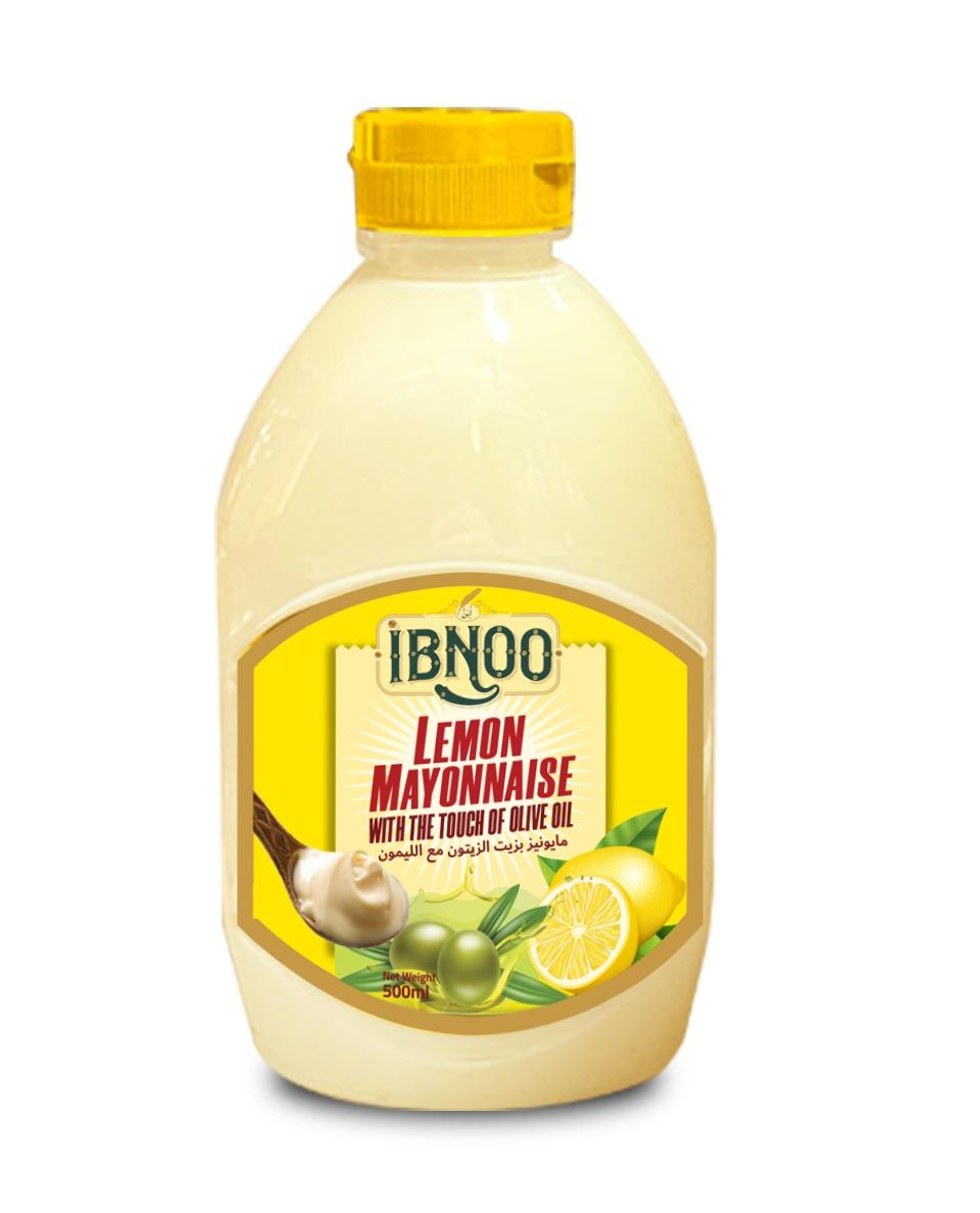 Ibnoo Lemon Mayonnaise – Creamy Mayo with Lemon & a Touch of Olive Oil