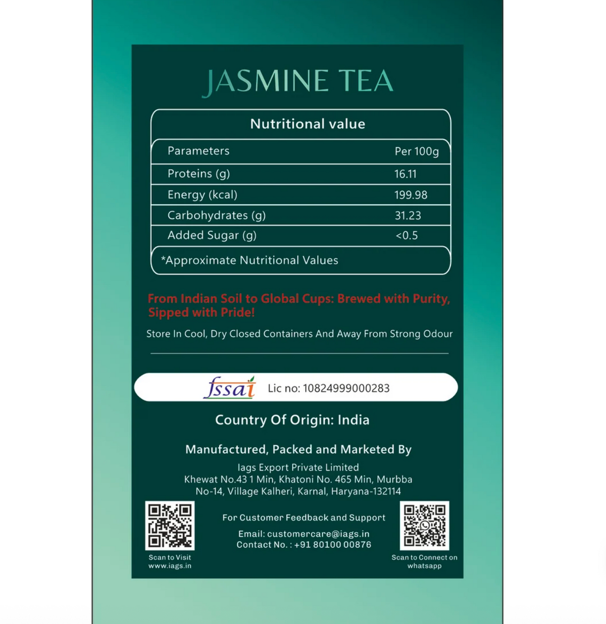 Jasmine Green Tea