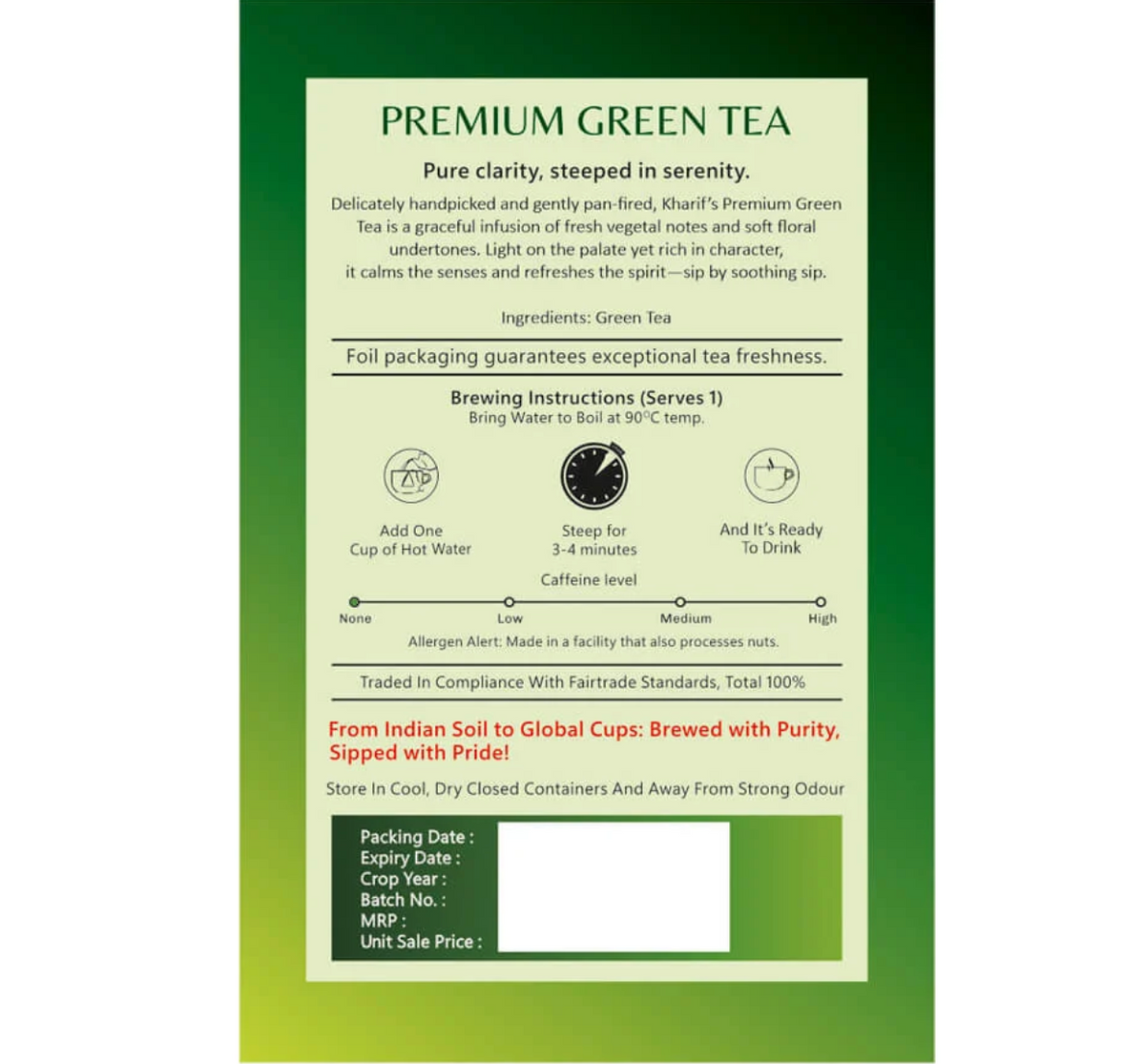Premium Green Tea